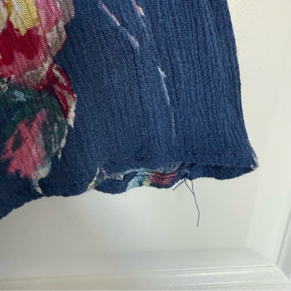 Newbury Kustom Floral Blue Women's Romper - Picture 6 of 8